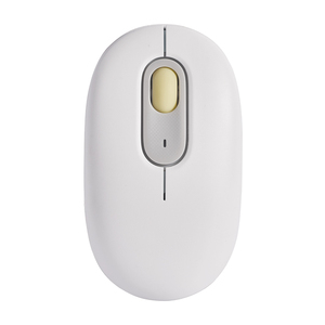 Mouse komputer Bluetooth 2.4 GHz, dengan penerima USB 1200 DPI ergonomis tidak berisik nirkabel untuk Mac PC Laptop Tablet - Product Image 1