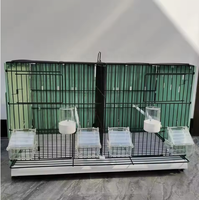 Cage Oiseaux Pliable Empilable Haute Qualité Avec Cloisons Pour Elevage Pigeons Canaris Perruches