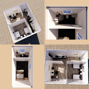 Casa Prefabricada Plegable <span class=keywords><strong>de</strong></span> 20 pies, Económica, Modular y Expandible, Tipo Contenedor, para Vivienda Temporal u Oficinas - Product Image 2