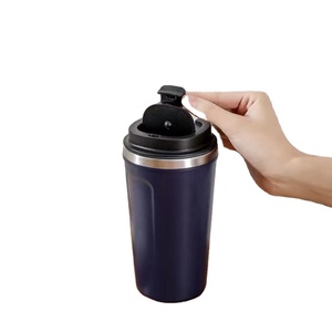 Tasse de voiture portable 500ml en acier inoxydable à double paroi avec affichage LED de la température Tasse thermos à café - Product Image 2