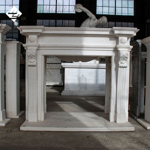 ประติมากรรมหินตกแต่งเตาผิงขนาดเท่าของจริง งานแกะสลักด้วยมือ ดีไซน์ทันสมัย คุณภาพสูง ขายดี - Product Image 6