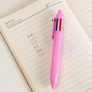 ปากกาลูกลื่น6สีเครื่องเขียนแบบพกพาสำหรับนักเรียนเครื่องเขียนสำหรับโรงเรียนและของขวัญสำหรับเปิดเทอม - Product Image 2