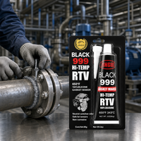Mastic d'étanchéité RTV silicone haute température pour moteur de voiture, résistant à l'huile, au liquide de refroidissement et au carburant, pour réparation automobile