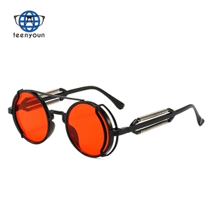 Gafas <span class=keywords><strong>de</strong></span> Sol Steampunk Teenyoun, Gafas Redondas Retro para Hombre, Estilo Punk Gótico, Nuevos Productos <span class=keywords><strong>2022</strong></span>, Protección UV400 para Mujer - Product Image 1