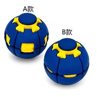 Jouet de bureau imprimé en 3D, en plastique PP durable, avec roulement métallique, sans fil, boule rotative captivante à rotation continue par engrenages, anti-stress