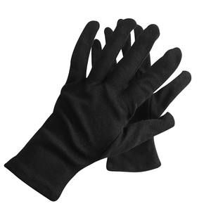ALLESD Gants d'inspection noirs doux d'absorption de la sueur Gants de parade en coton pour cérémonie - Product Image 5