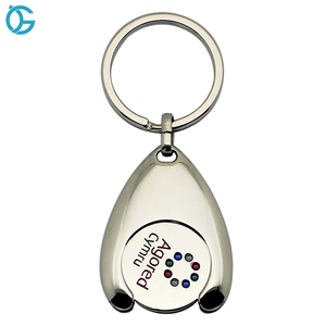 Triangle Chariot <span class=keywords><strong>Caddie</strong></span> pièce <span class=keywords><strong>de</strong></span> <span class=keywords><strong>Jeton</strong></span> En Métal <span class=keywords><strong>Porte</strong></span>-clés - Product Image 4