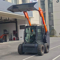Chargeuse compacte sur pneus STTRON 4x4 à vendre, homologuée CE EPA, machine de construction de haute qualité