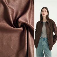 Tissu en daim jacquard brossé teinté gaufré pour vestes - Collection Hiver