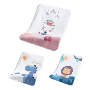 Waterproof Baby Urine Pad High Quality Printing Process Hot Sale Surface Pure Cotton Material Baby Changing Mat