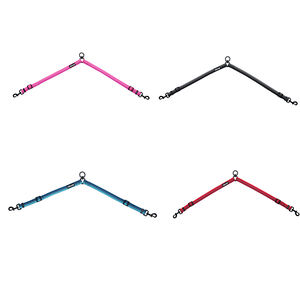 दो कुत्ते चलने के लिए दोहरी पालतू पट्टा बाहरी उपयोग के लिए दो कुत्तों के लिए टांगल मुक्त समायोज्य मजबूत और आरामदायक - Product Image 6