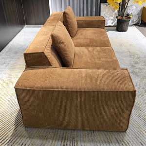 Sofá de Tela Comprimida para Sala de Estar, Apartamento Pequeño, Dos Plazas, Funda de Franela, Multifuncional, Moderno, Sencillo, Económico, para Hotel o Villa - Product Image 3