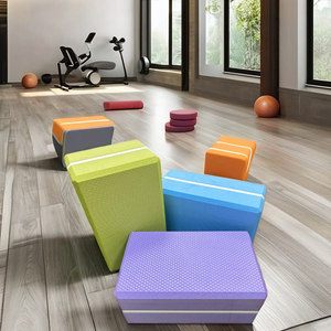 Bloques de Yoga y Pilates de EVA Ecológicos, Ligeros y Antideslizantes de Alta Densidad para Ejercicios en Casa, Gimnasio, Fitness, Meditación y Profundización de Posturas - Product Image 1