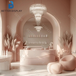 Muebles de Salón de Belleza de Alta Gama, Mesa y Silla Personalizadas, Juego de Muebles para Salón de Manicura y Spa, Diseño Interior para Salón de Belleza y Peluquería - Product Image 4