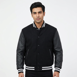 Chaqueta Varsity de Lona Personalizable de Alta Calidad para Hombre y Mujer, con Capucha, Resistente al Viento, de Alta Visibilidad, con Logotipo y Color Personalizados - Product Image 1