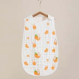 ถุงนอนเด็กอ่อน 100% ผ้าฝ้าย ป้องกันการเตะ แขนกุด สำหรับฤดูร้อน เหมาะสำหรับเด็กแรกเกิดและเด็กเล็ก - Product Image 5