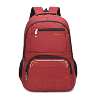 Sac à dos en toile unisexe, accessoire pour ordinateur portable, résistant à l'eau, avec poignée, au travail, 1 pièce