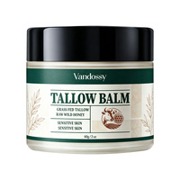 VANDOSSY OEM Private Label Beef Tallow Honey Balm Melembapkan dan Menghidrasi untuk Kulit Kering dan Sensitif