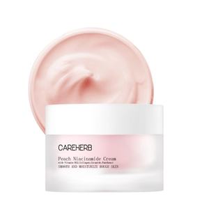 Crème hydratante pour le visage, soin de la peau coréen, crème éclaircissante, crème à la pêche et à la niacinamide - Product Image 1