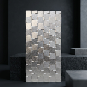 Carreaux muraux décoratifs en céramique or et argent 300x600mm, taille standard pour la décoration intérieure - Product Image 6