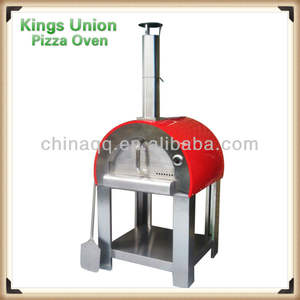 Grand <span class=keywords><strong>Four</strong></span> <span class=keywords><strong>à</strong></span> <span class=keywords><strong>Pizza</strong></span> d'Extérieur au Feu de <span class=keywords><strong>Bois</strong></span> en Acier Inoxydable et Métal <span class=keywords><strong>avec</strong></span> Thermomètre KU-006E pour Jardin, Cour, Fête, Cuisson <span class=keywords><strong>Pizza</strong></span>, Viande et Barbecue - Product Image 4