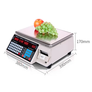 Balance de calcul de prix numérique Veidt Weighing TM-Aa 30 kg pour fruits et légumes avec imprimante et caisse enregistreuse TM-Aa T - Product Image 4