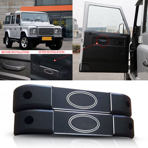Poignée de porte en alliage d'aluminium noir pour l'intérieur de la voiture, pour Land Rover Defender 90 110 130 - Product Image 2