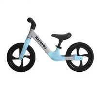 Nouveau vélo d'équilibre pour enfants détachable et modulable, personnalisable OEM/ODM, avec pneus en nylon et acier de 12 pouces et selle en cuir