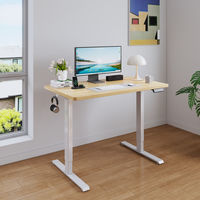 Cadre de bureau électrique réglable en hauteur à double moteur, 2 niveaux, sans plateau, pour bureau à domicile