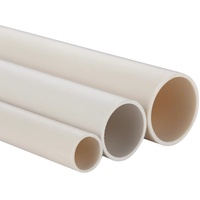 SCH40 Schedule 40 Tube de conduit électrique rigide en PVC résistant aux UV 1/2 ''-6'' Tubes en plastique pour la coupe de câblage électrique