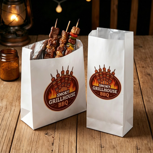 Bolsa de Papel con Revestimiento de Papel Aluminio para Sándwiches, Resistente a la Grasa, para Envasar Papas Fritas, Comida para Llevar, Hamburguesas y Aperitivos - Product Image 5