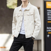 Veste en jean personnalisée 14 OZ pour homme, nouvelle veste de travail pour homme, veste en jean élégante pour homme