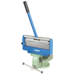 Máquina Dobladora Manual Fervi Mini, Herramienta para Dar Forma a Tubos de Chapa Metálica, Capacidad de 100 mm - Product Image 1