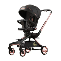 Poussette de luxe pour poupée, siège auto léger, poussette bébé avec siège, fonctionnement bidirectionnel, poussette bébé légère