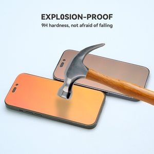 Protector de pantalla de privacidad de vidrio templado al por mayor para iPhone 16 y 17 protectores de pantalla de teléfono móvil con espejo superventas - Product Image 5