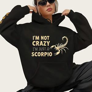 Sweat à capuche en molleton de coton surdimensionné sans cordon, à épaules tombantes, personnalisé avec logo de fabricant, streetwear, pour femmes - Product Image 3