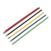Selbstsicher nde 0,25mm Best Roller Ball Kabelbinder 12mm Breite Edelstahl für die Rohr bündelung