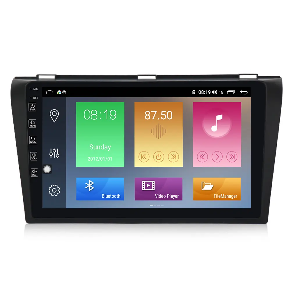 MEKEDE-M 9 "Android10 Quad Core Video del coche reproductor de Radio DVD para Mazda 3 2004- 2009 WIFI navegación GPS IPS RDS Audio SWC BT carpa