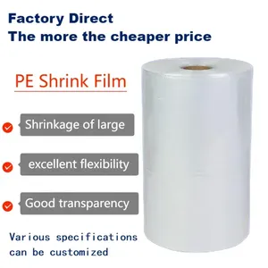 ฟิล์มหด LDPE สำหรับห่อขวดแก้วใสเกรดเครื่องจักร ความแข็งแรงสูง สำหรับโรงงานนมและโรงงานผลิตภัณฑ์นมอื่นๆ - Product Image 3