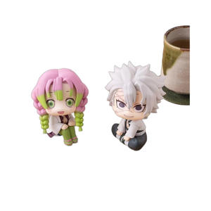 Set di Action Figure da Collezione in PVC Chibi Scala 1:10 con Personaggi Anime Kanroji Mitsuri e Sanemi - Vendita all'Ingrosso - Product Image 2