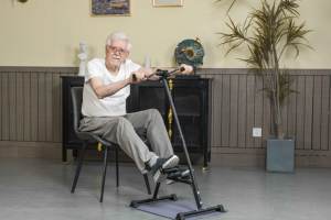 BNcompany SXZ-001 sepeda olahraga portabel, latihan anggota tubuh Atas & bawah untuk lansia Stroke, Hemiplegia untuk penggunaan di rumah - Product Image 2