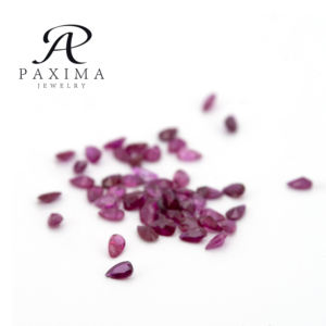Bijoux Paxima, qualité 5A, certifiés par une tierce partie, pierres précieuses naturelles d'origine traçable, rubis <span class=keywords><strong>de</strong></span> 1,5*2,5 mm, taille <span class=keywords><strong>poire</strong></span>, pour la fabrication <span class=keywords><strong>de</strong></span> bijoux - Product Image 2