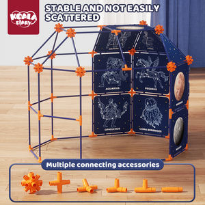 Koala Diary Customizable Indoor Play Kit Space Station Building Block <strong>Set</strong> for Kids with Connecting Sticks and Balls - Product Image 4
