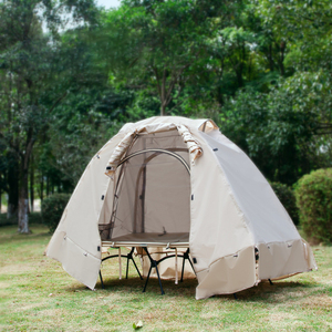 Camping Large Cot Tent Portable <b>Folding</b> Outdoor Events All in One Hiking Elevated Camping <b>Bed</b> Tent for Camps - Product Image 1