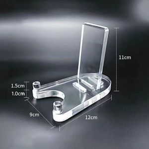 Supports d'assiettes en <span class=keywords><strong>acrylique</strong></span> transparent personnalisés Supports d'assiettes Affichage Place Réglage Ustensiles de cuisine Armoire Maison Organisateur Présentoirs - Product Image 4