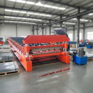 Máquina para Fabricar Láminas IBR, Máquina para Fabricar Láminas para Techos, Máquina Perfiladora de Paneles para Techos con Junta Vertical y Autobloqueo - Product Image 1