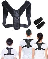 Correcteur de posture unisexe réglable et respirant pour le soutien du dos et des épaules, idéal pour le travail au bureau et l'usage quotidien
