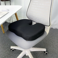 Coussin de siège ergonomique en mousse à mémoire de forme, correcteur de posture profilé, pour fauteuil de voiture, fauteuil roulant, chaise de bureau, avec coutures écologiques, OEM
