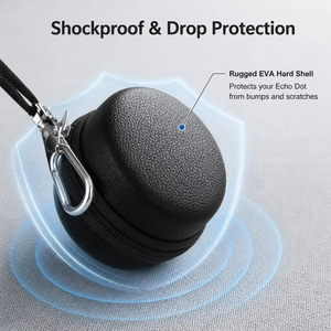 Storage Bag for <strong>Echo</strong> Dot 1st and <strong>2nd</strong> <strong>Generation</strong> Speakers , Custom Hard-shell EVA Carrying case for protection Against Bumps - Product Image 4