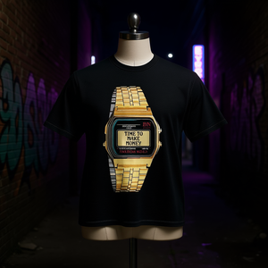 Camiseta con estampado gráfico Time To Make Money, estilo oversize, streetwear Y2K, divertida, regalo de Navidad - Product Image 3